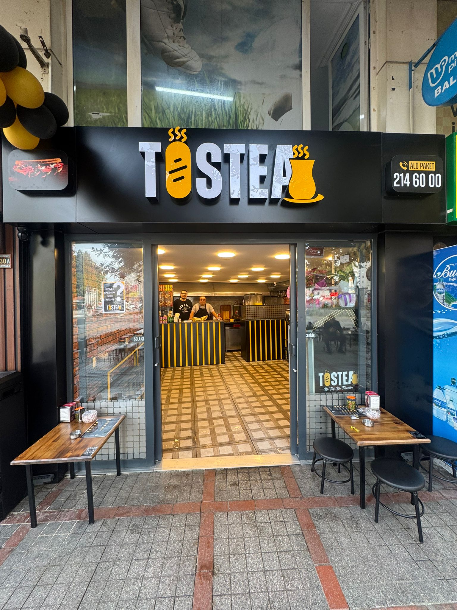 Rize Tostçu TOSTEA Kafe İçi - Rize Merkez Tost Mekanı